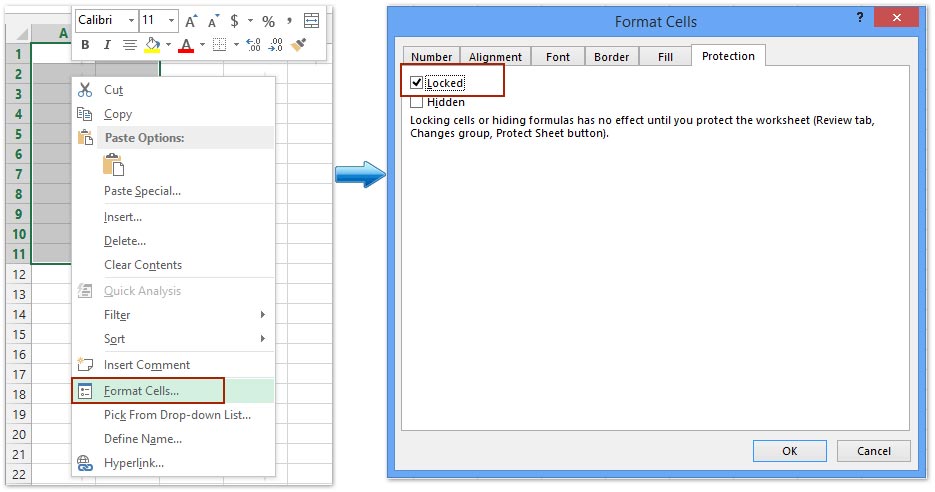 How to Protect Cells in Excel