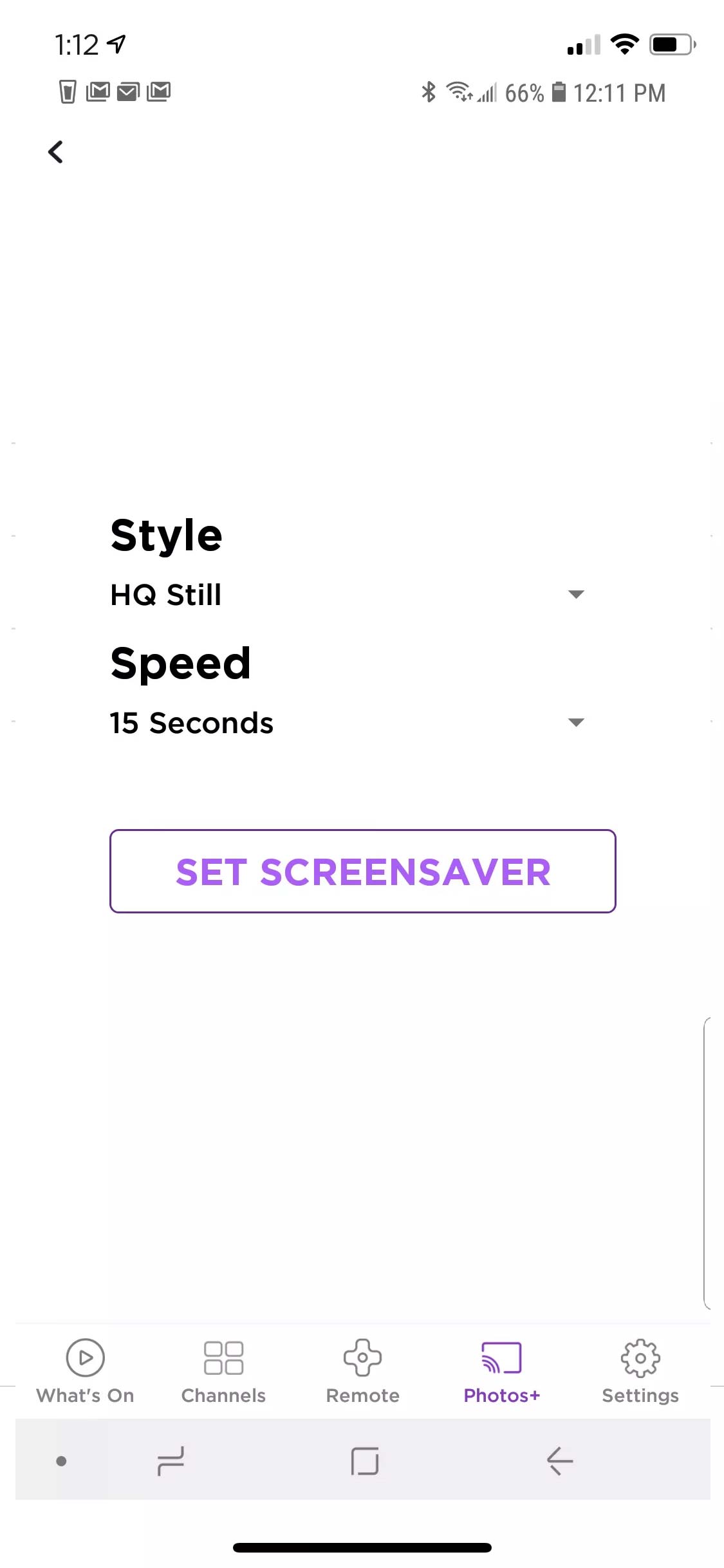 set screensaver