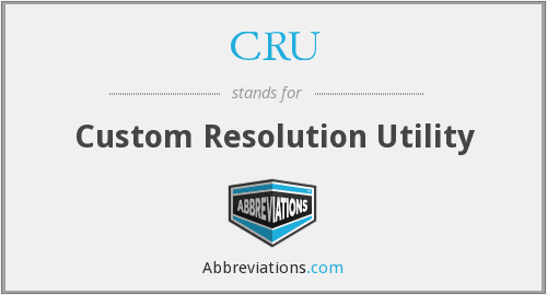 Custom Resolution Utility