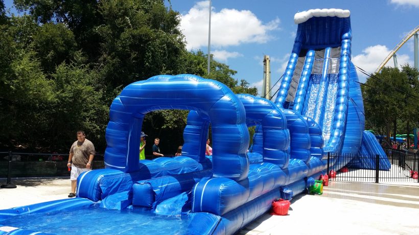 bounce houses and water slide rentals