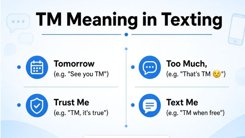 tm meaning texting